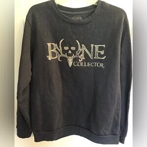 Bone collector gray sweatshirt size large